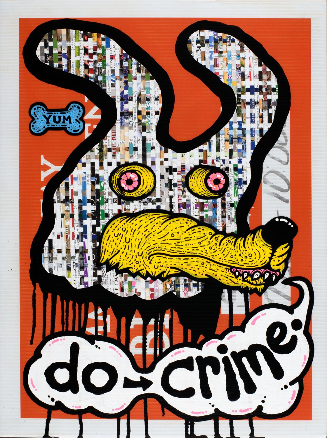 DO CRIME - Limited Edition Archival Giclée Print by WHITEGIRL
